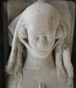 Coberley - St Giles Thomas de Berkeley 1350 and wife Joan le Archer 1369 remarried William Whittington